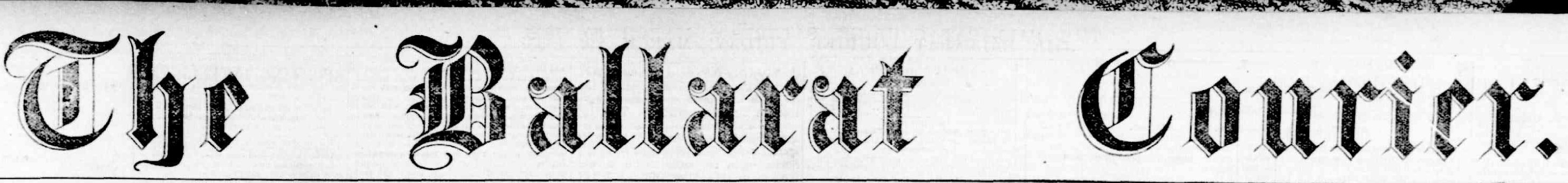 Courier masthead