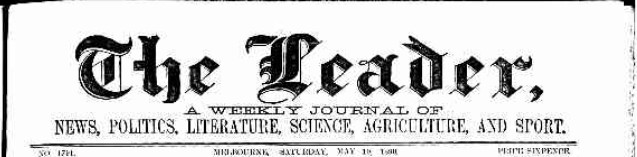 Leader masthead
