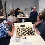 IMG 2176  Ben plays veteran Max Mollard in the background and gets the point!